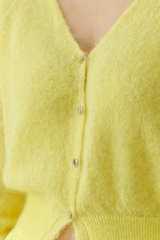 Oui Knit Cardigan Lemon Zest