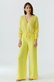 Oui Knit Cardigan Lemon Zest