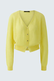 Oui Knit Cardigan Lemon Zest