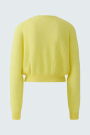 Oui Knit Cardigan Lemon Zest