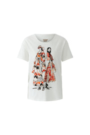 Oui T-Shirt With Print Off-white