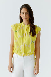 Oui Blouse With Lemon Print