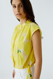 Oui Blouse With Lemon Print
