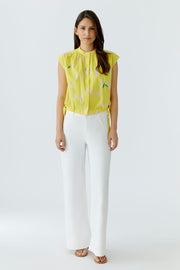Oui Blouse With Lemon Print
