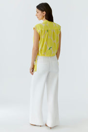 Oui Blouse With Lemon Print