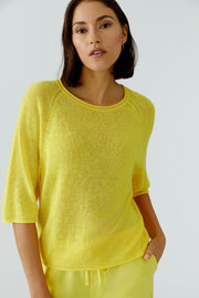 Oui Knit Jumper Lemon Zest