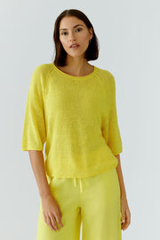 Oui Knit Jumper Lemon Zest