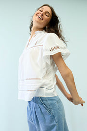 Oui Blouse Optic White