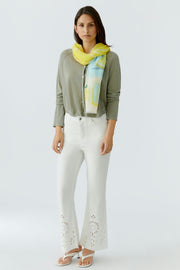 Oui Scarf With Lemon Print