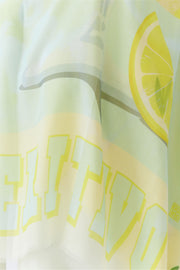 Oui Scarf With Lemon Print