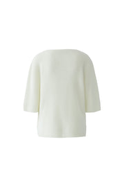 Oui Knit Jumper Off-white
