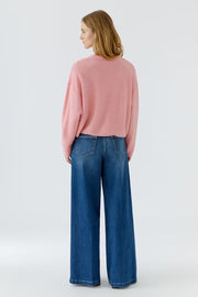 Oui Nila Knit Sweater Rose