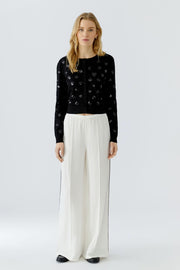 Oui Knit Cardigan Black