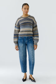 Oui Knit Striped Sweater