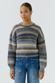 Oui Knit Striped Sweater
