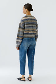 Oui Knit Striped Sweater
