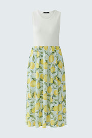 Oui Midi Dress With Lemon Print
