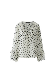 Oui Spot Pattern Blouse