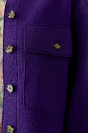 Oui Wool Jacket Ultra Violet