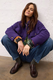 Oui Wool Jacket Ultra Violet