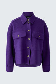 Oui Wool Jacket Ultra Violet