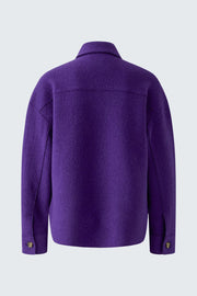 Oui Wool Jacket Ultra Violet