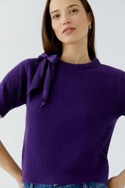 Oui Knit Jumper Ultra Violet