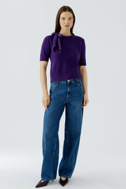 Oui Knit Jumper Ultra Violet