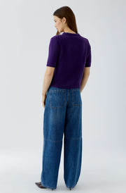 Oui Knit Jumper Ultra Violet