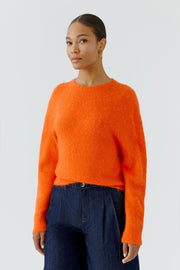 Oui Knit Jumper Orangeade