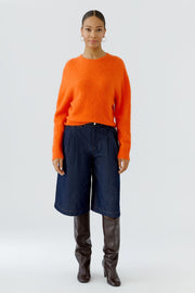 Oui Knit Jumper Orangeade
