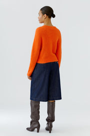 Oui Knit Jumper Orangeade