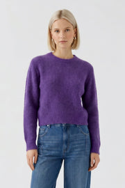 Oui Knit Jumper Ultra Violet