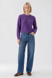 Oui Knit Jumper Ultra Violet