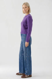Oui Knit Jumper Ultra Violet