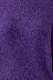 Oui Knit Jumper Ultra Violet