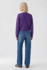 Oui Knit Jumper Ultra Violet