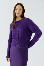 Oui Knit Cardigan Ultra Violet