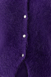 Oui Knit Cardigan Ultra Violet