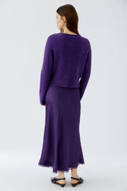 Oui Knit Cardigan Ultra Violet