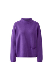 Oui Knit Jumper Amaranth Purple