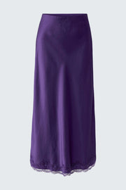 Oui  Skirt With Lace Details Ultra Violet