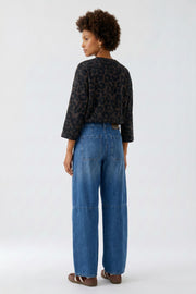 Oui Sweatshirt Leo Print