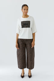 Oui T-Shirt With Lettering Off-white