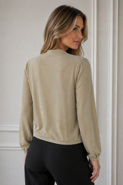 Oui Blouse Light Beige