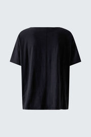 Oui T-Shirt Washed Out Black