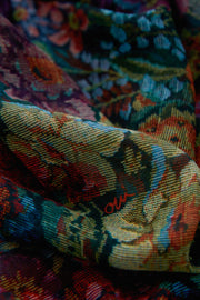 Oui Floral Print Scarf Multicolour