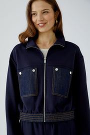 Oui Scuba Denim Jacket