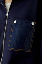 Oui Scuba Denim Jacket