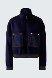 Oui Scuba Denim Jacket